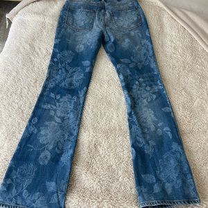 Johnny Was floral flare jeans size 29